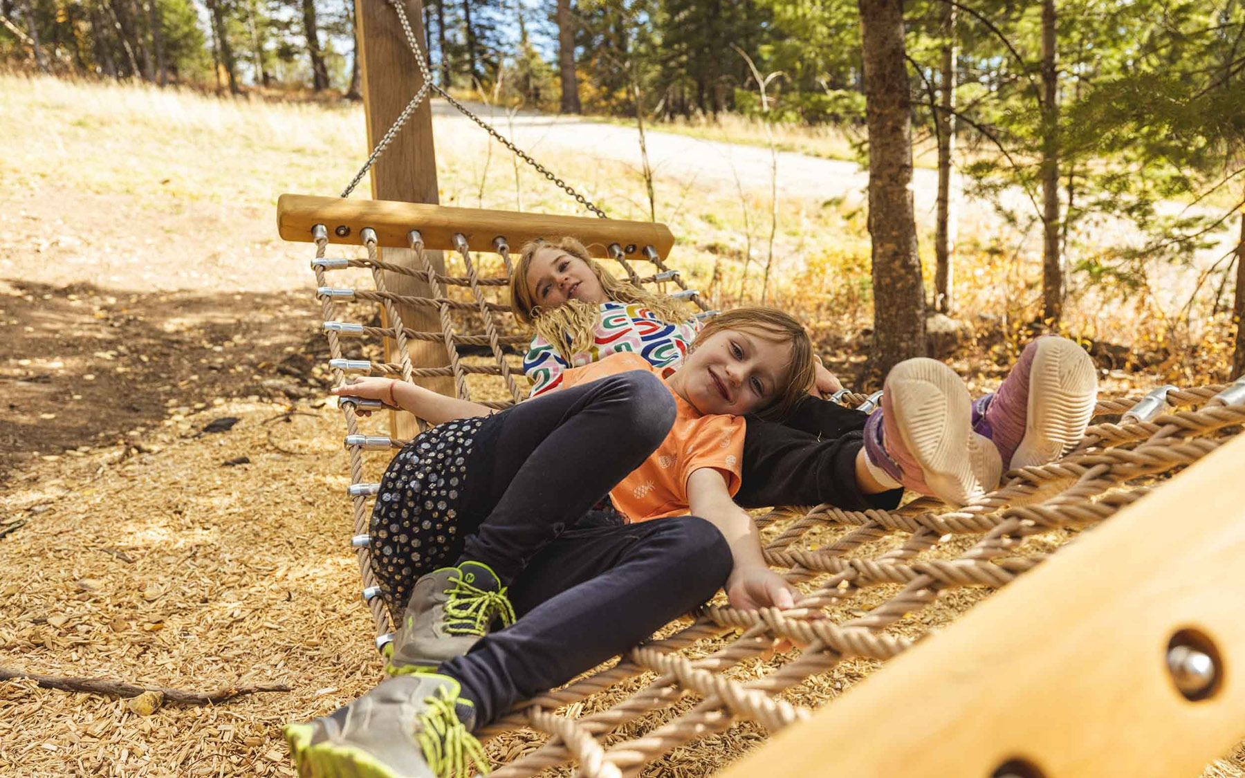 natural playground equipment hammocks