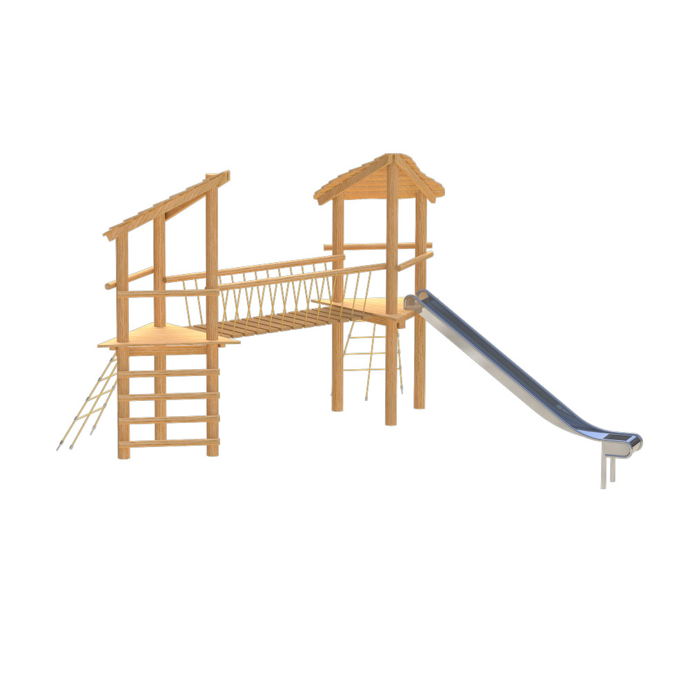 natural playground equipment robinia climbing frame number twenty four
