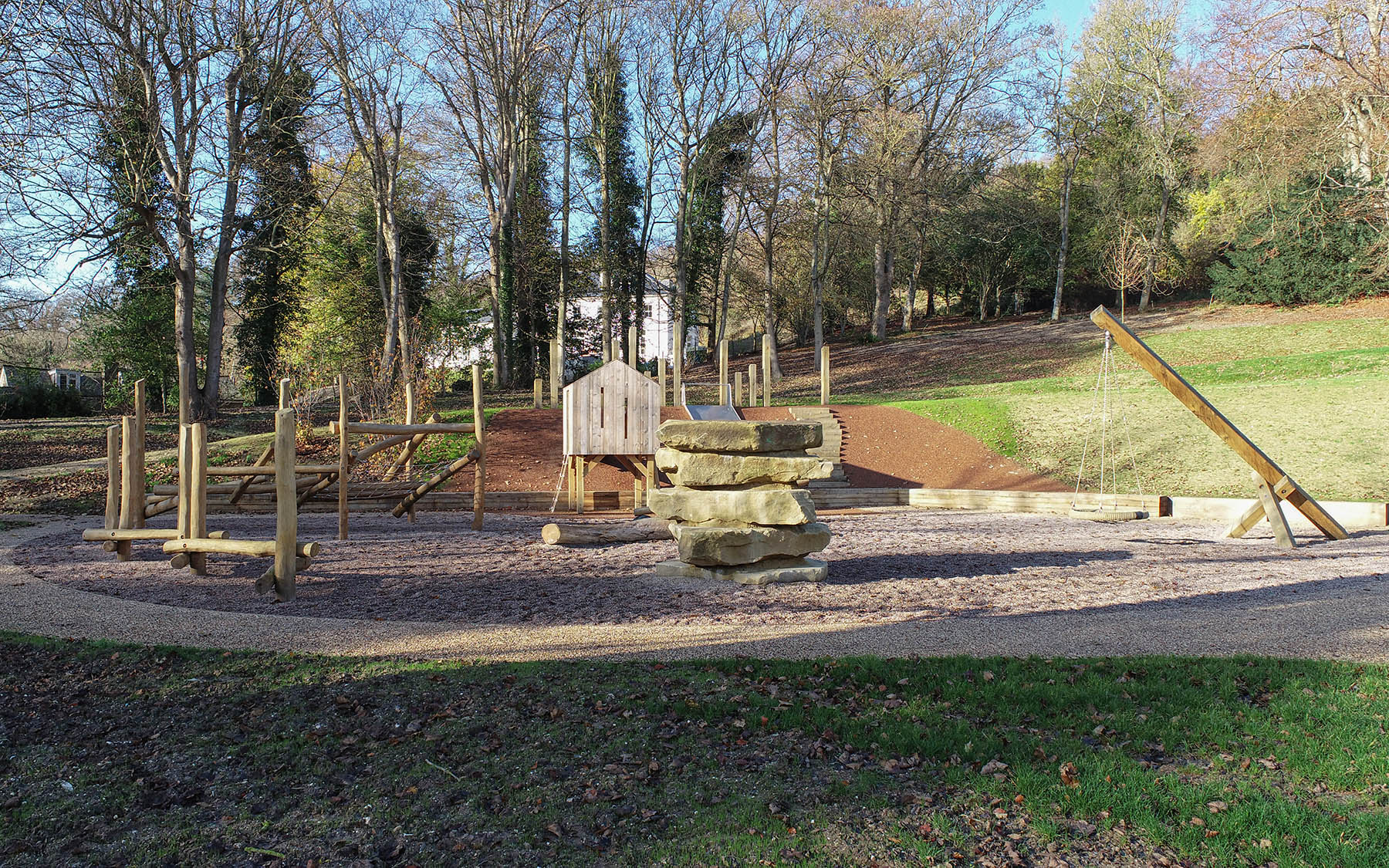 natural playground equipment kearsney abbey