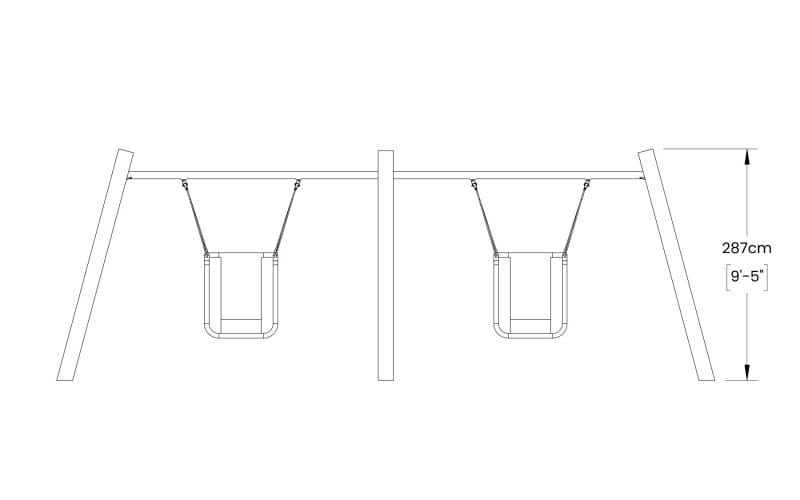 A Frame Swing No.2 Accessible Seats – Duncan & Grove